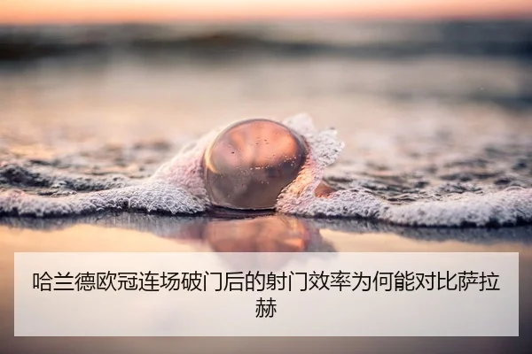 哈兰德欧冠连场破门后的射门效率为何能对比萨拉赫